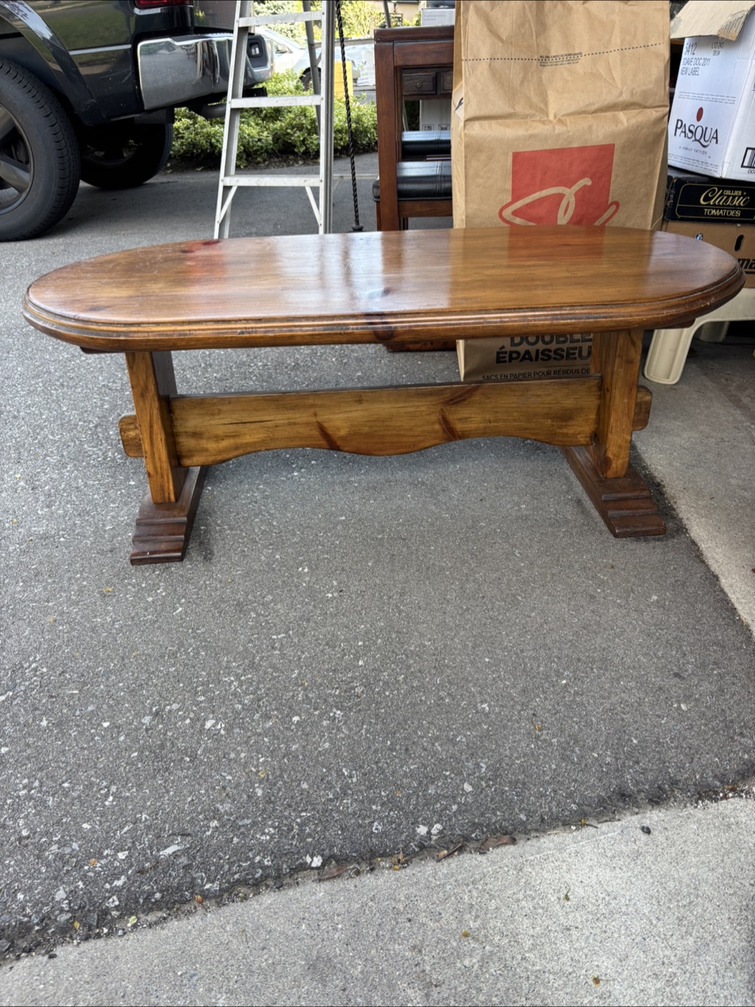 Antique coffee table