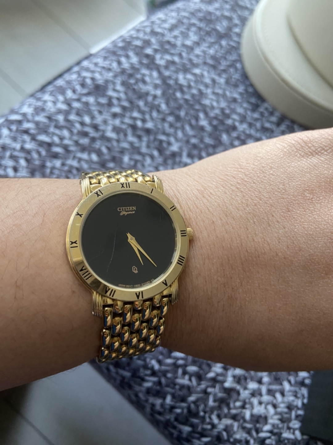 Authentic Citizen Gold-Tone Dress Watch