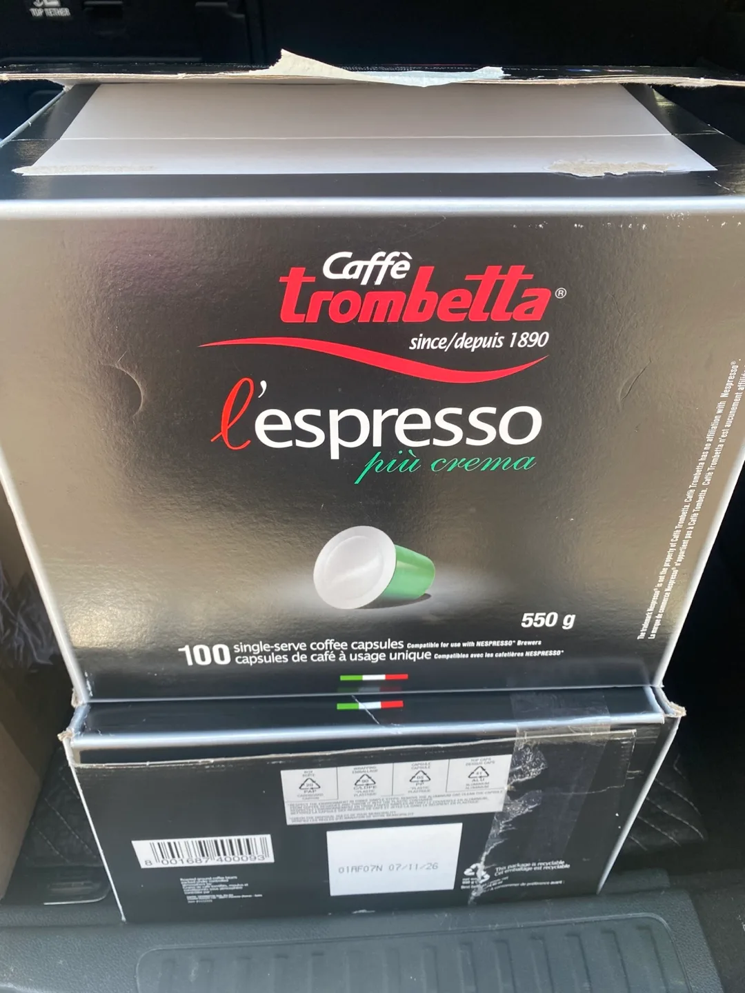 Caffè Trombetta L'Espresso Più Crema Coffee Capsules thumbnail