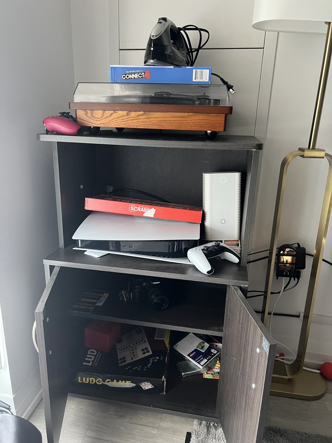 Two-shelf media console - photo 2