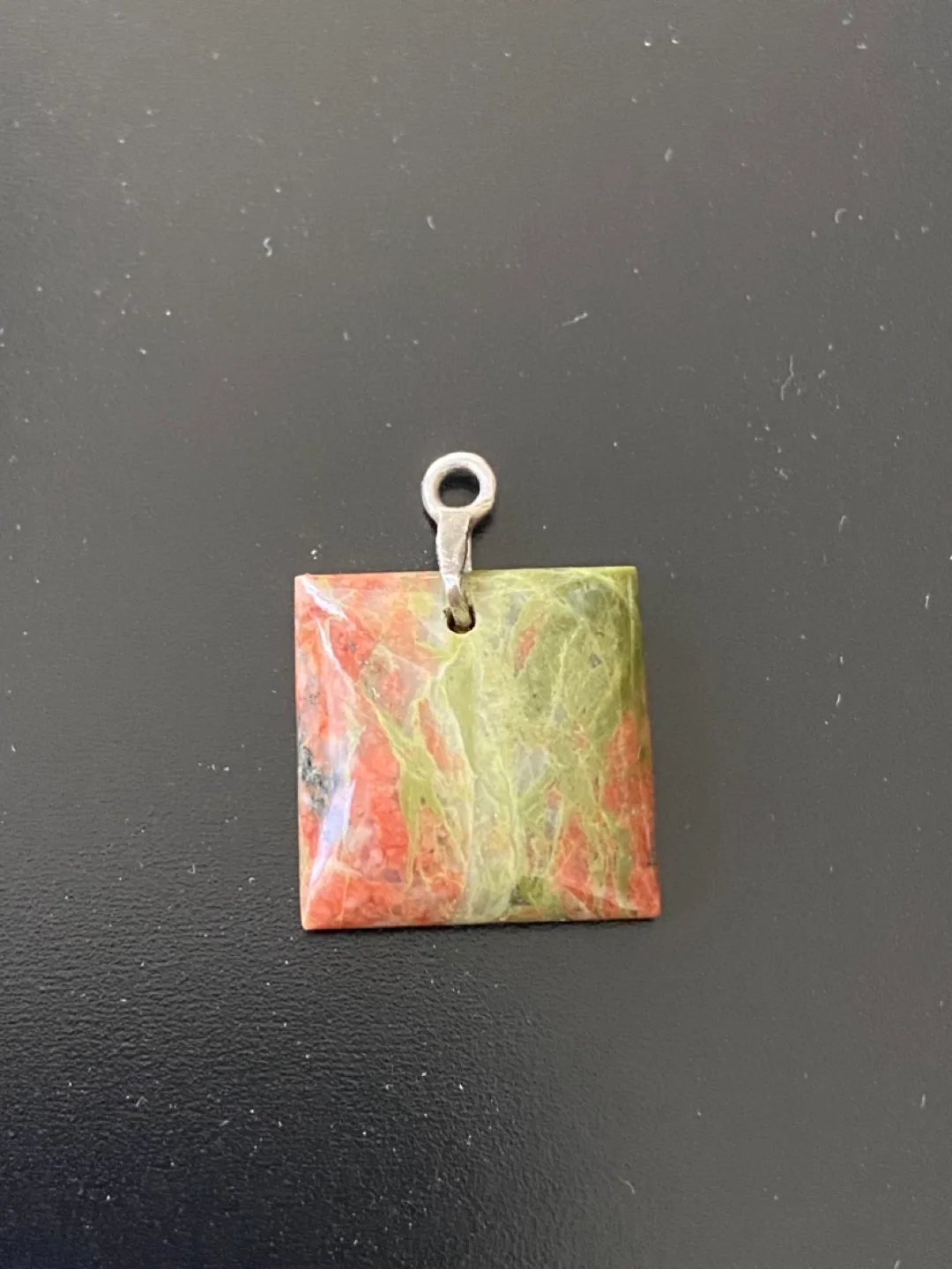 Natural Unakite Gemstone  925 Silver  Pendant Jewelry thumbnail