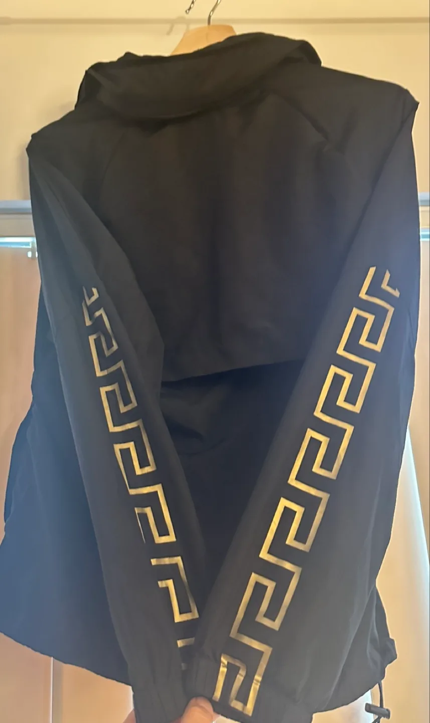 VERSACE Black Greek Key Track Jacket XXS image indicator(4)