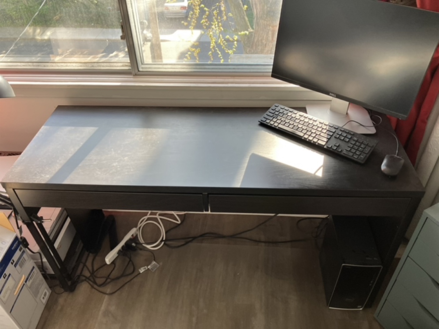 IKEA Micke desk, brown (55”)