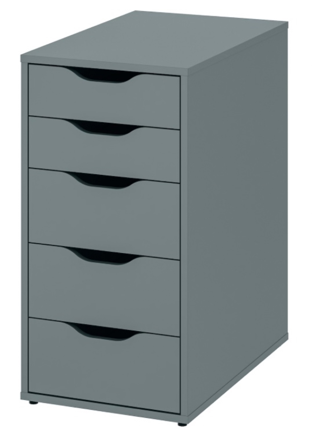 IKEA Alex drawer unit, gray-turquoise - photo 2