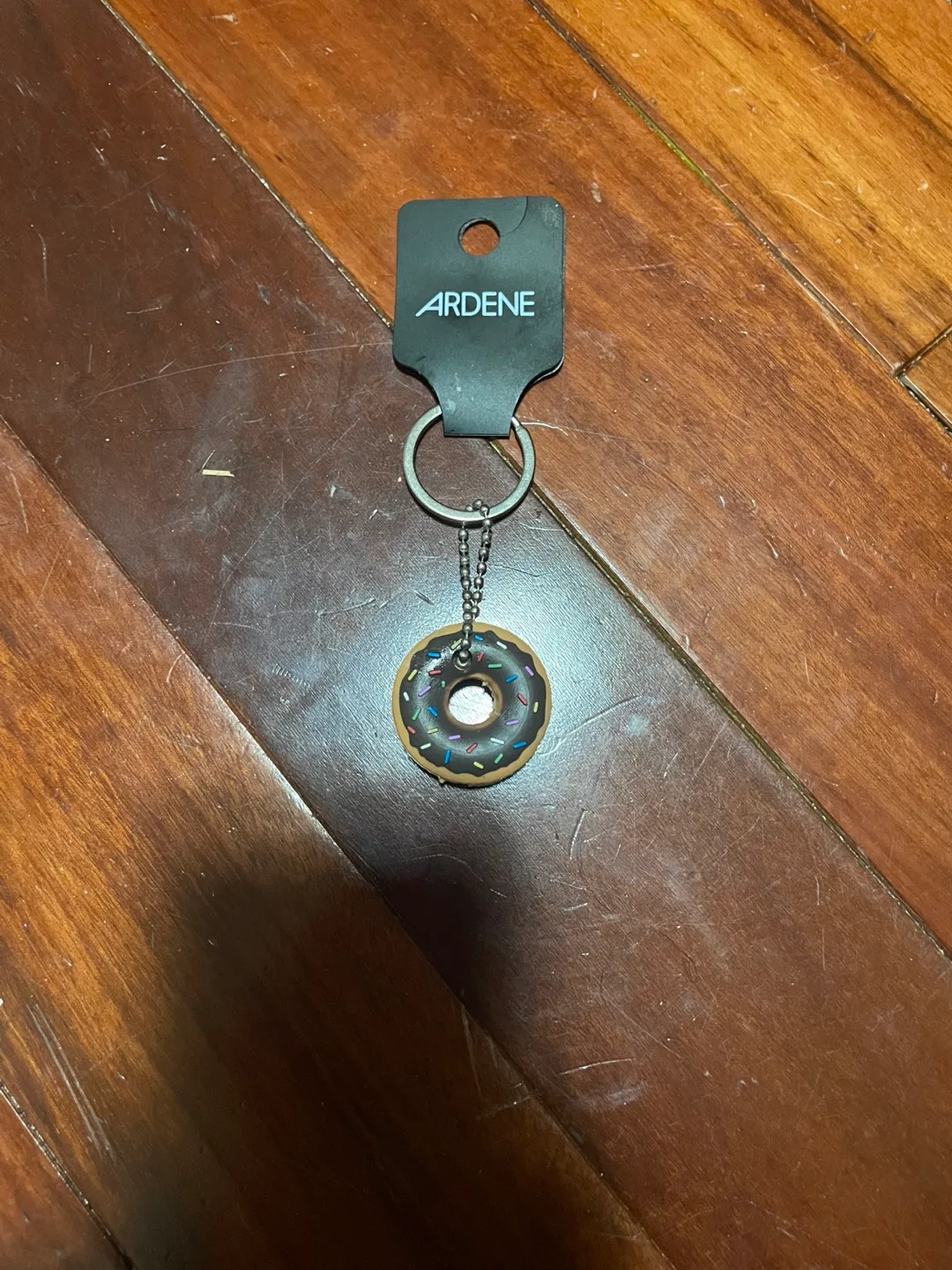 Arden Keychain Donut Charm Key Topper thumbnail