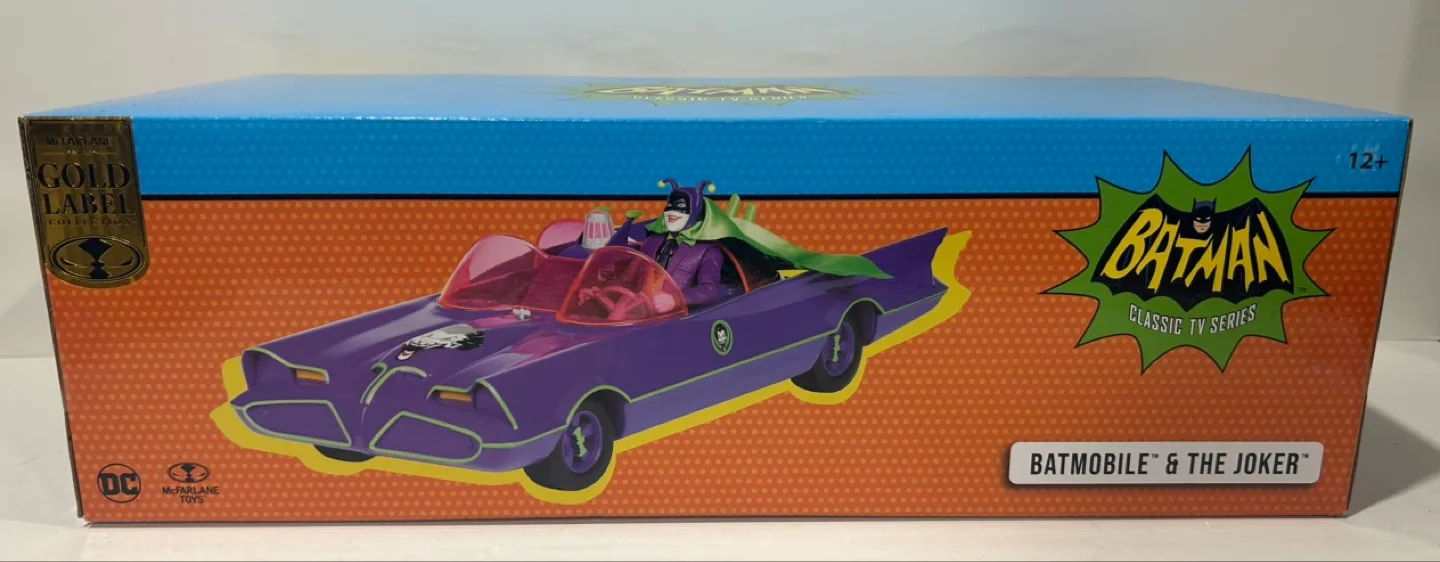 McFarlane Toys Batman Classic TV Series Batmobile & The Joker thumbnail