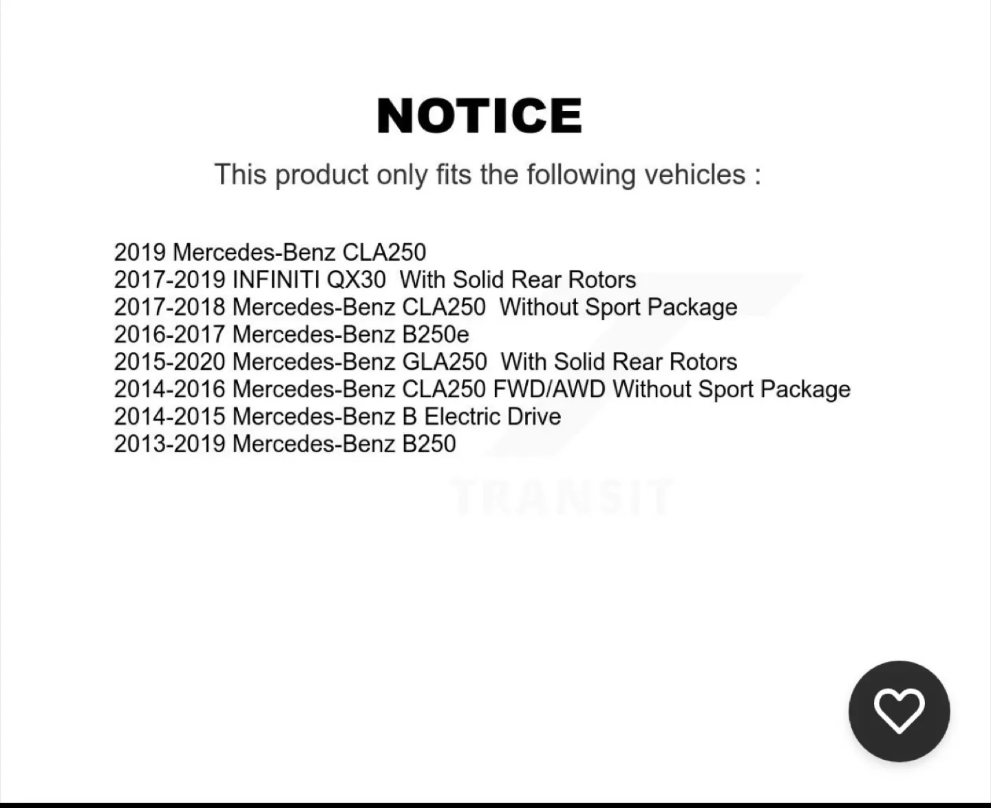 Brand new rear brake rotors for 2015-2020 Mercedes Benz GLA 250 image indicator(5)