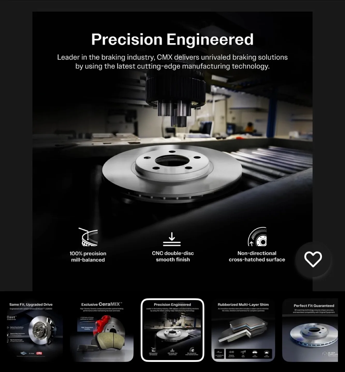 Brand new rear brake rotors for 2015-2020 Mercedes Benz GLA 250 image indicator(4)