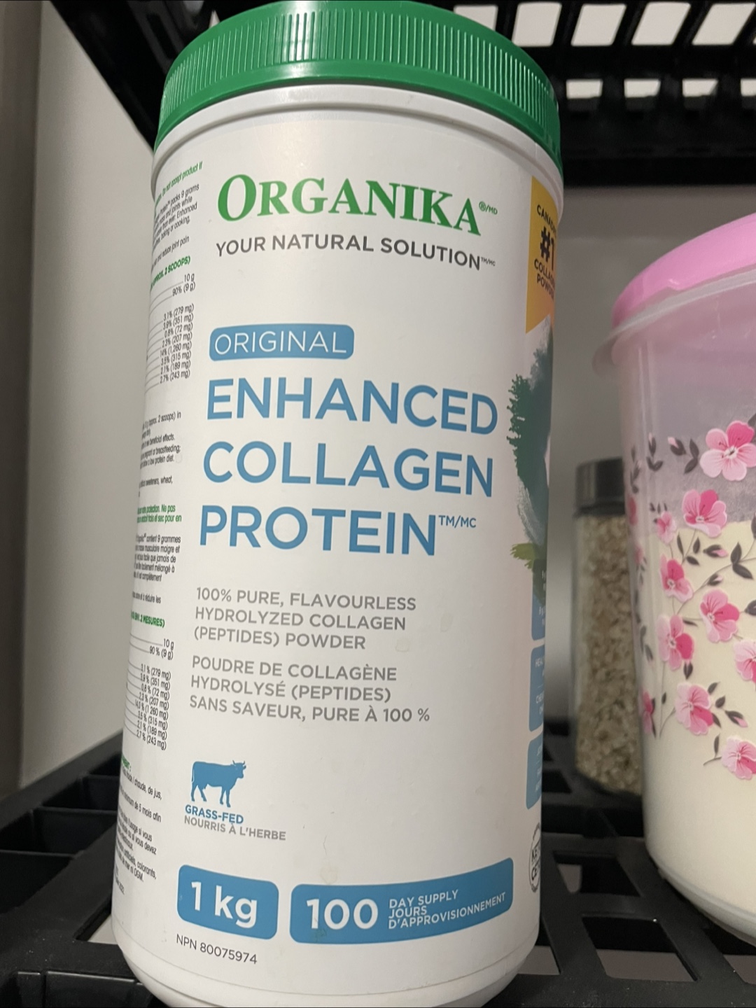 Organika Enhanced Collagen Protein Powder - 1kg