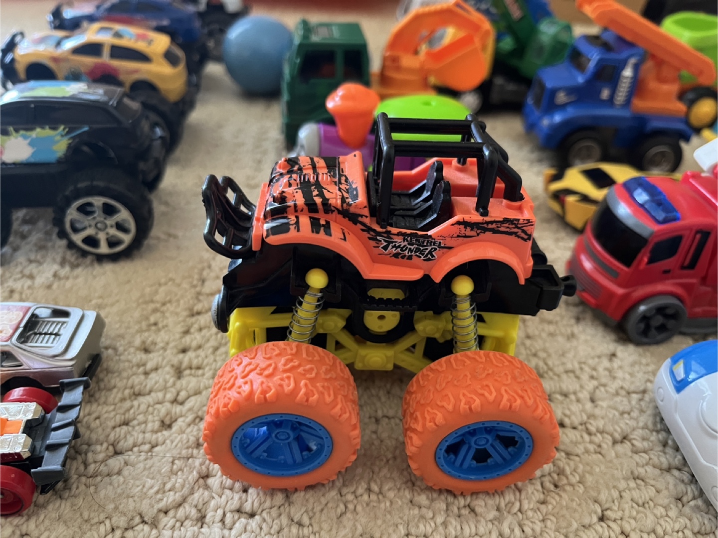 Bulk Lot of Toy Vehicles - Monster Trucks, Cars, and More! - photo 2