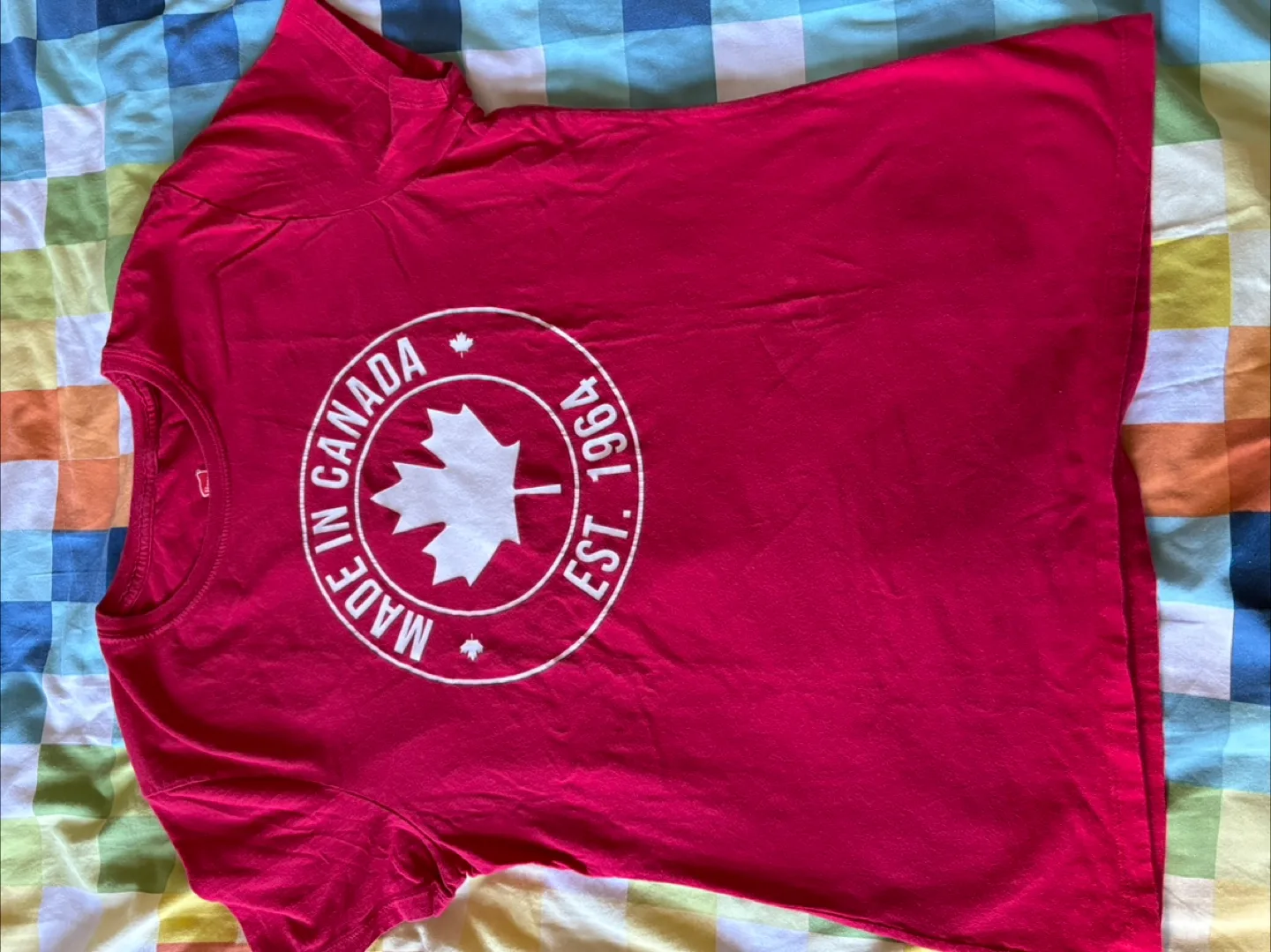 Hanes Red T-Shirt - Made in Canada Graphic thumbnail