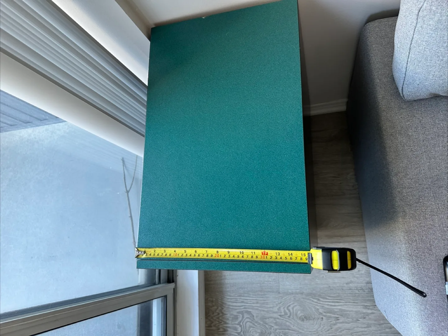 Teal and Black Cabinet with One Shelf image indicator(3)