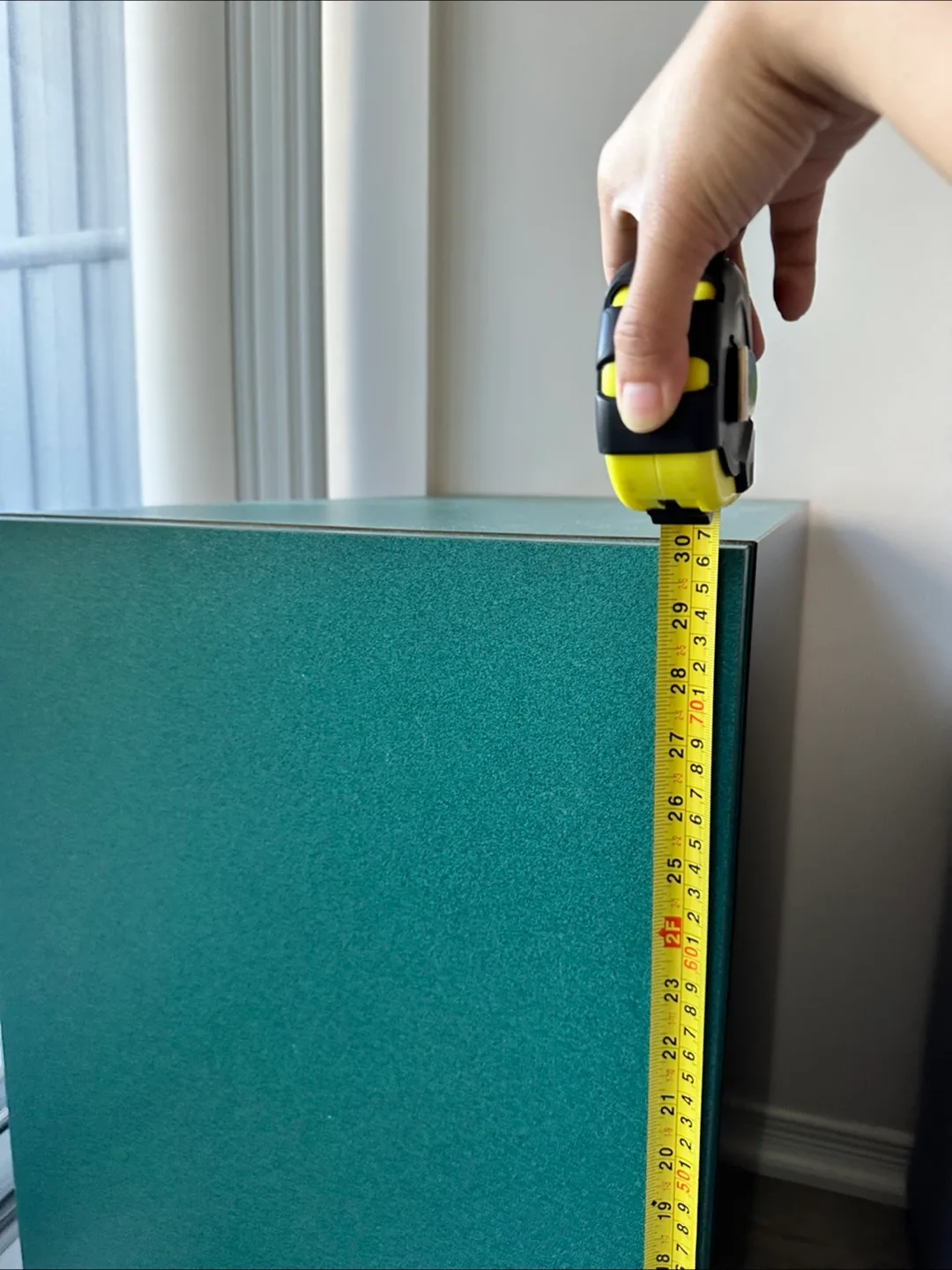 Teal and Black Cabinet with One Shelf image indicator(5)