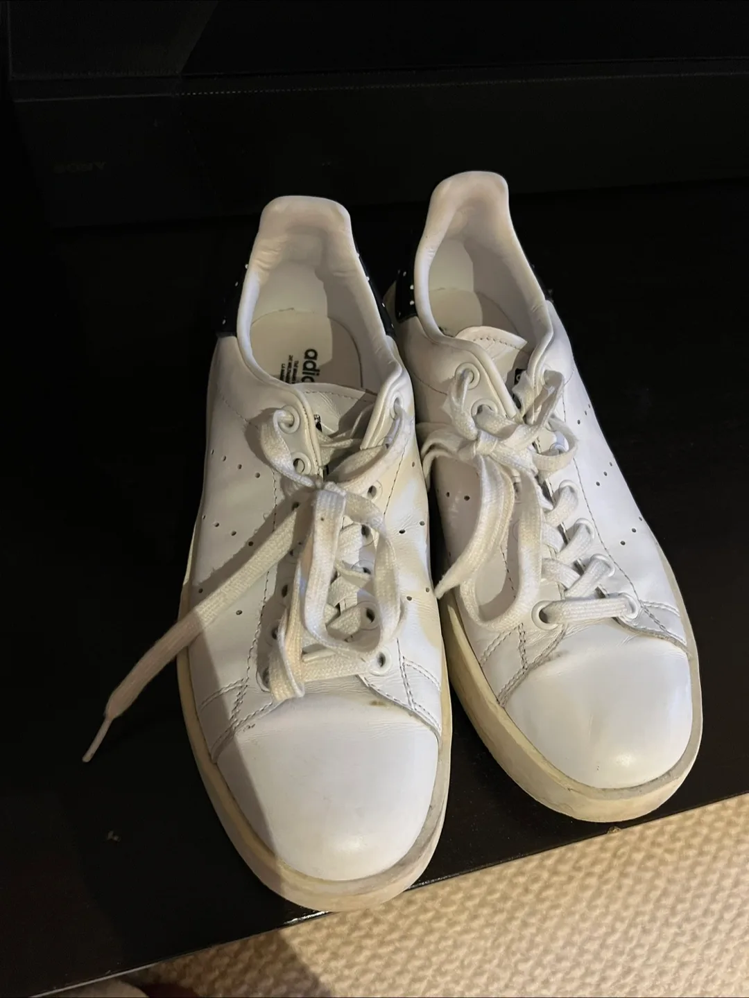 Adidas Stan Smith Platform Sneakers - White & Black image indicator(3)