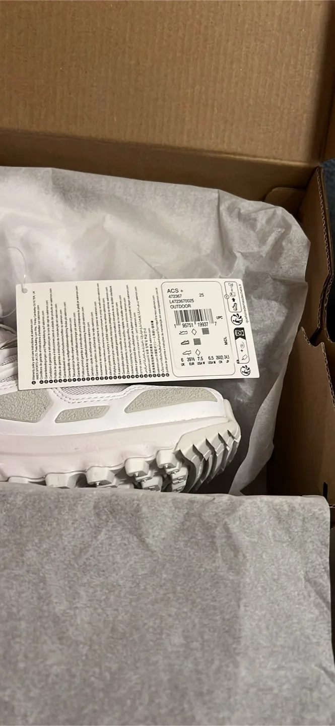 Salomon ACS+ Trail Running Shoes - White - Size US 7 image indicator(2)