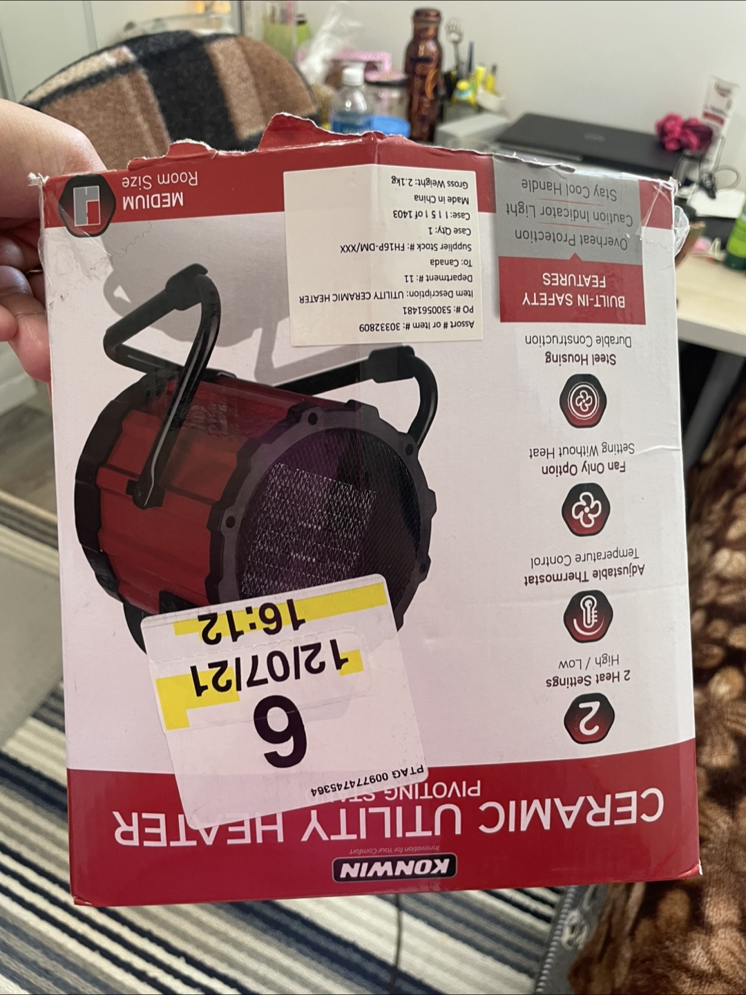 Konwin Ceramic Utility Heater - photo 2