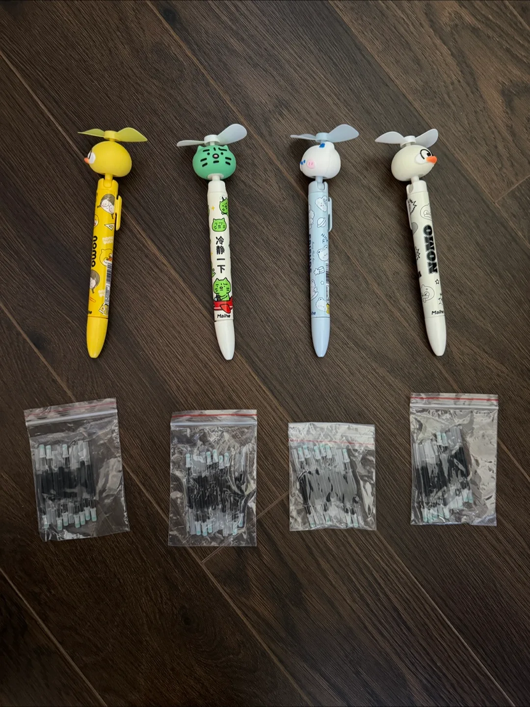 Mini Fan Pens with extra refills thumbnail