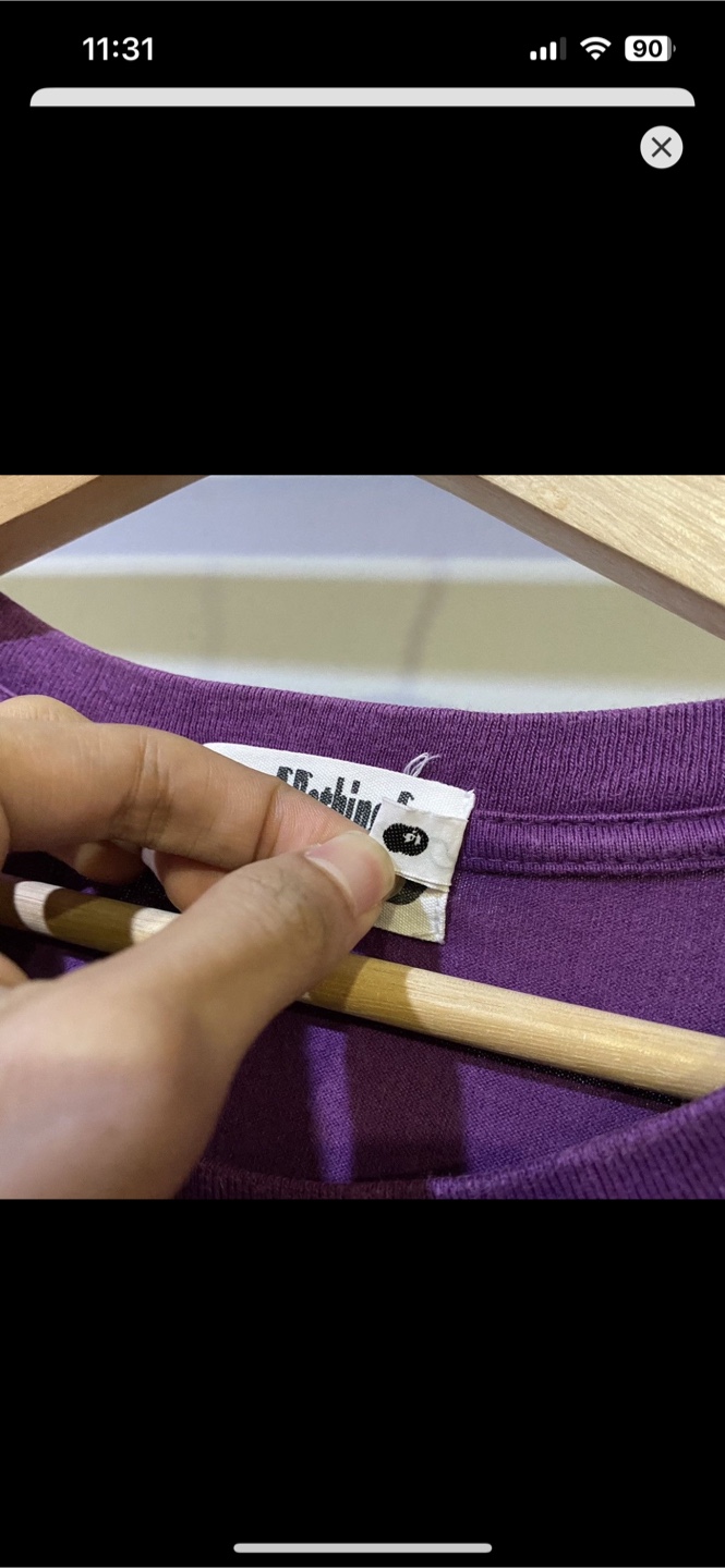 A Bathing Ape Purple Shark T-Shirt Size S - photo 4