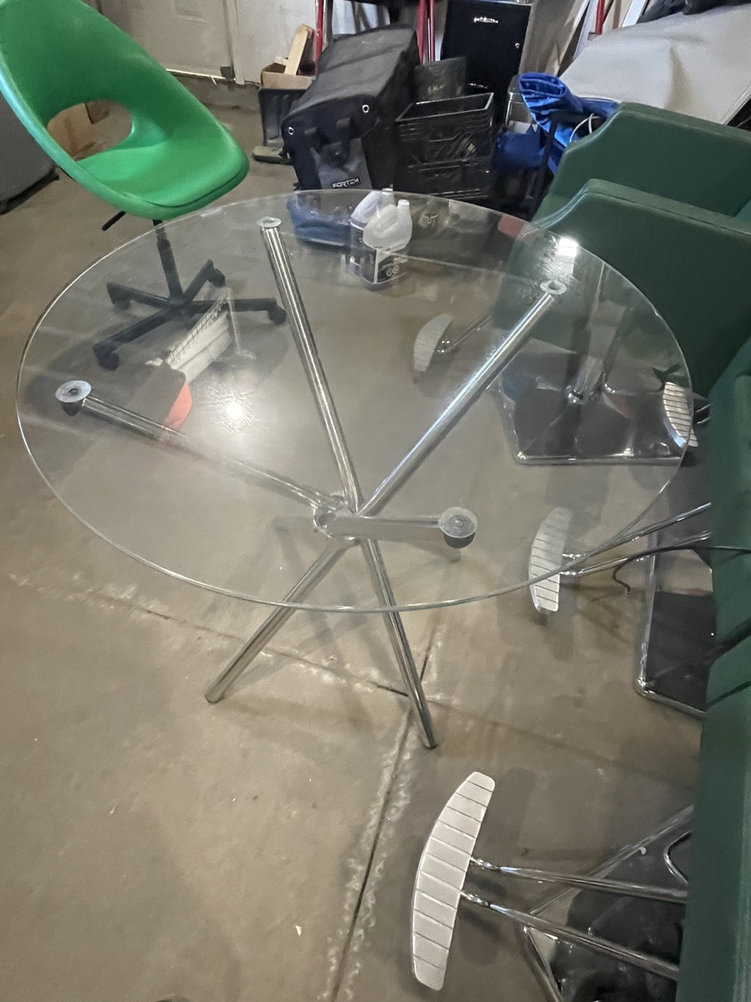Glass Top Occasional Table
