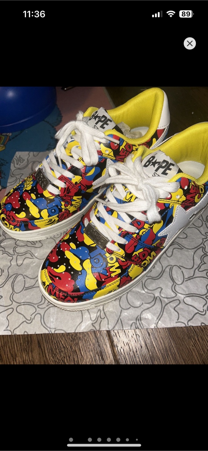 BAPE STA Low Top Sneakers - photo 2