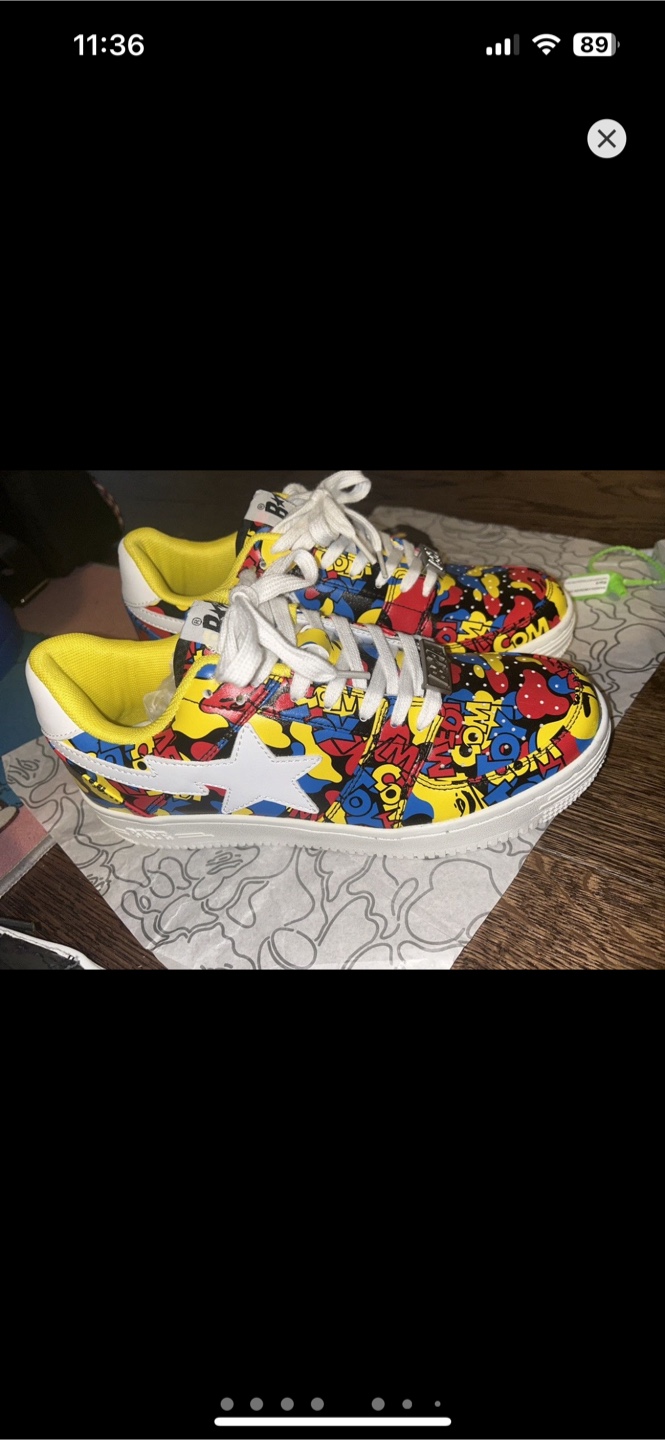 BAPE STA Low Top Sneakers - photo 4