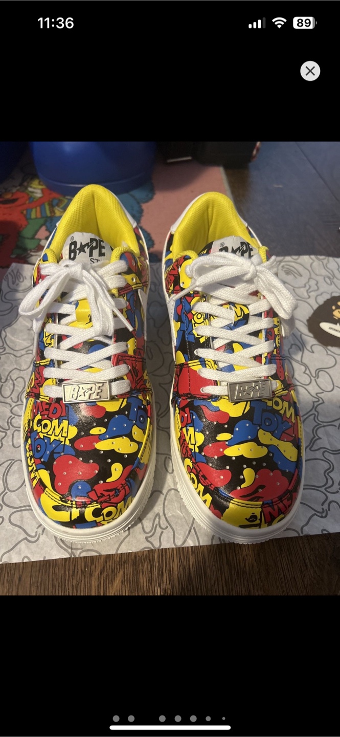 BAPE STA Low Top Sneakers - photo 3