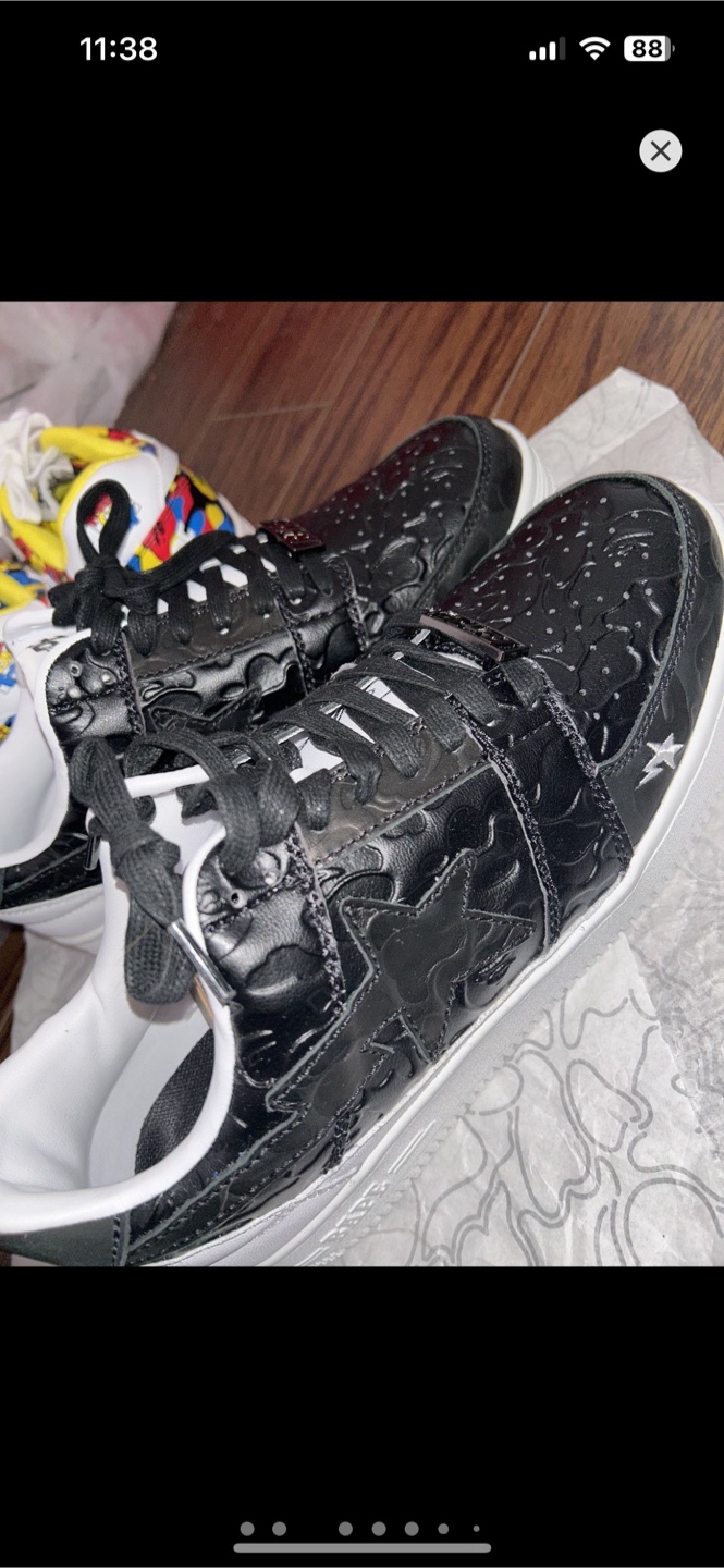 BAPE STA x Future Black Leather Sneakers - photo 2