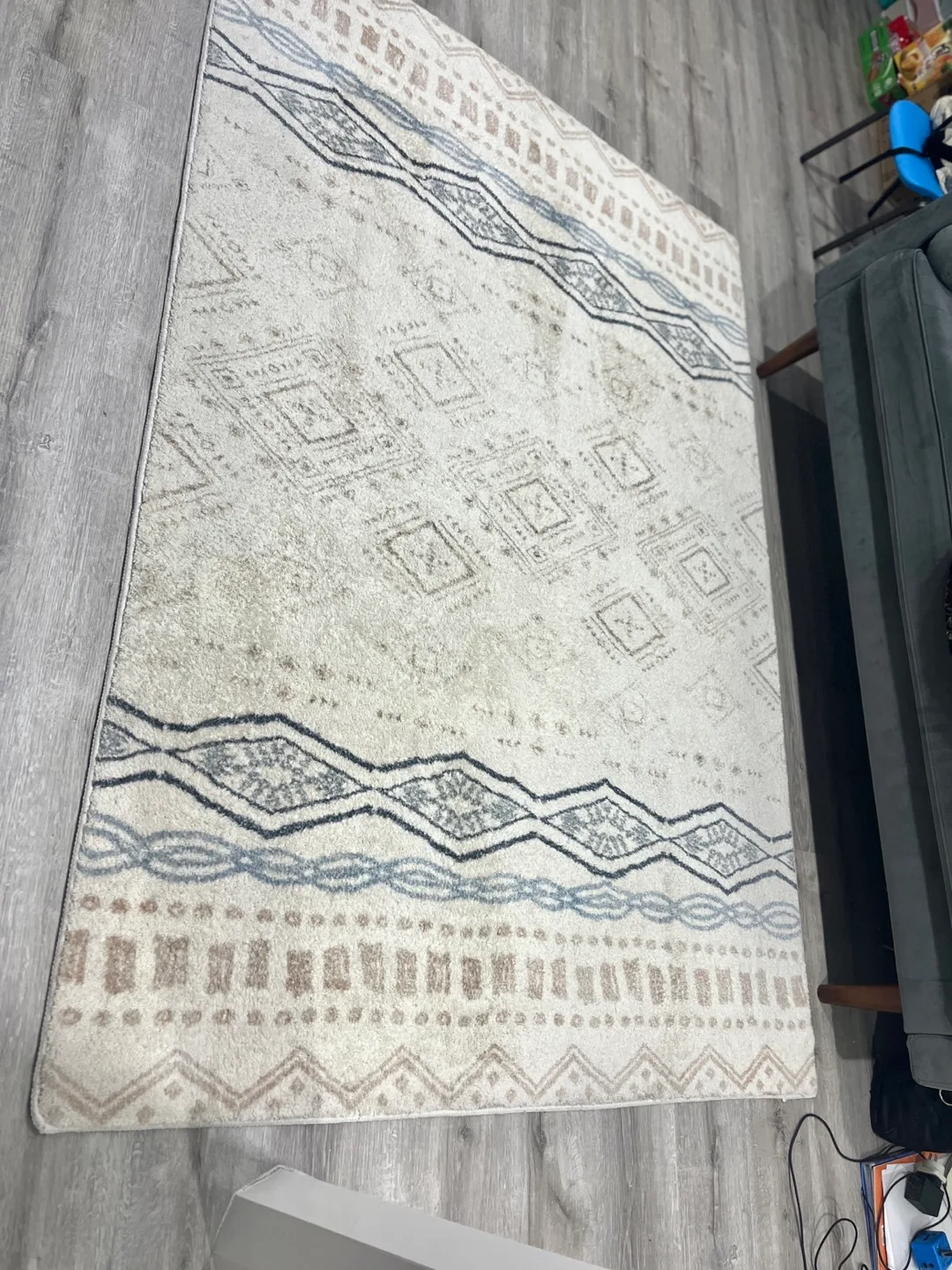 90% new🌈🌸Bohemian Area large Rug image indicator(4)