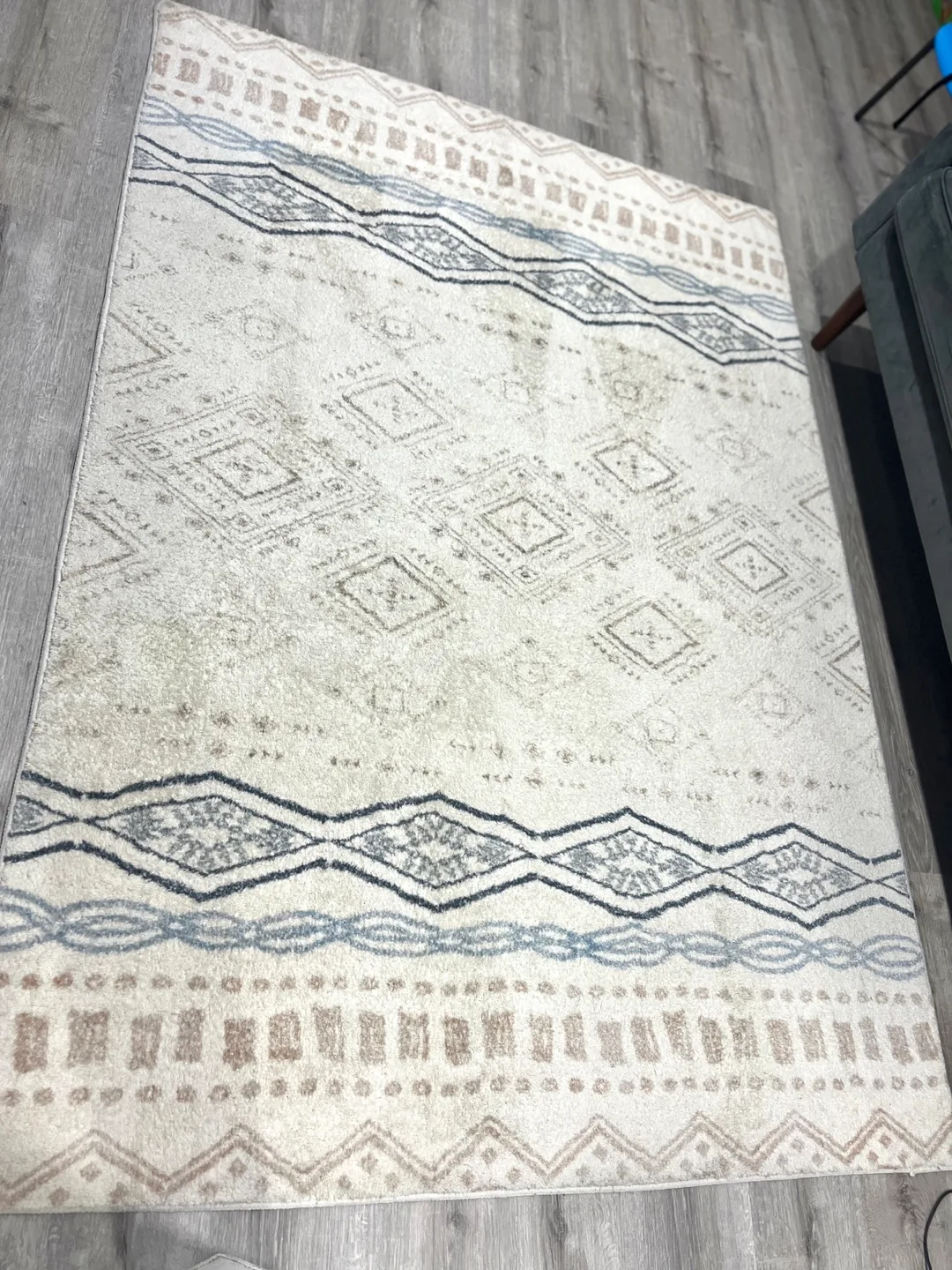 90% new🌈🌸Bohemian Area large Rug image indicator(2)