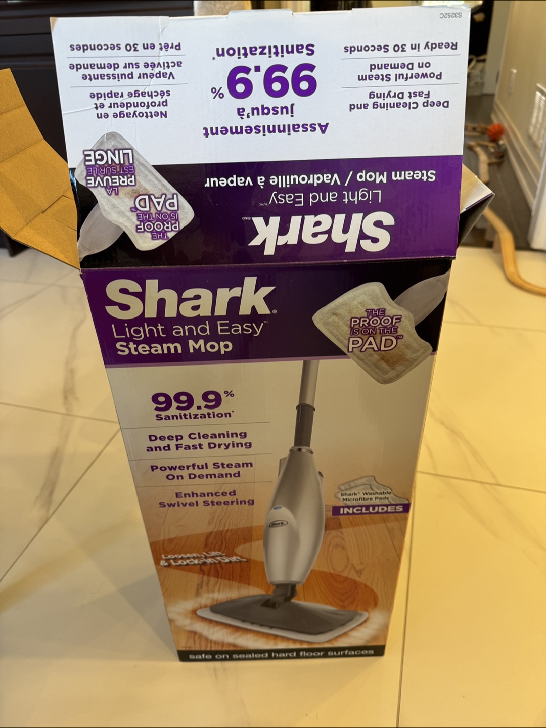 Shark Light and Easy Steam Mop - Brand New in Box