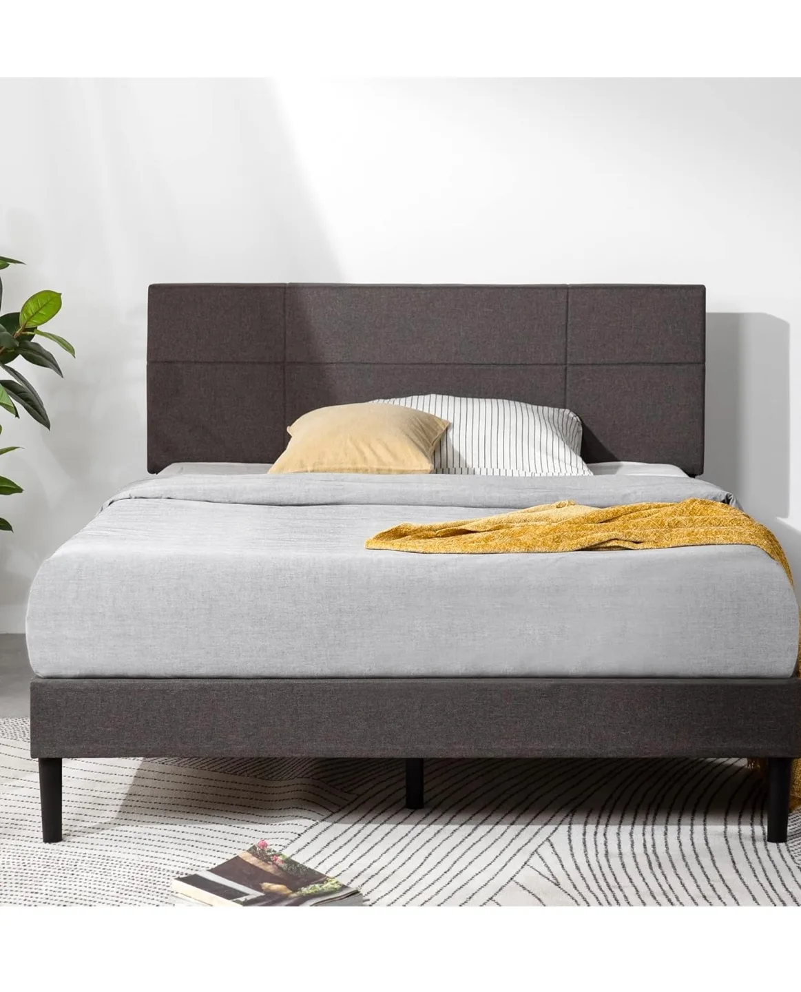 COMBO OFFER QUEEN BED FRAME PLUS MATTRESS FREE Delivery thumbnail