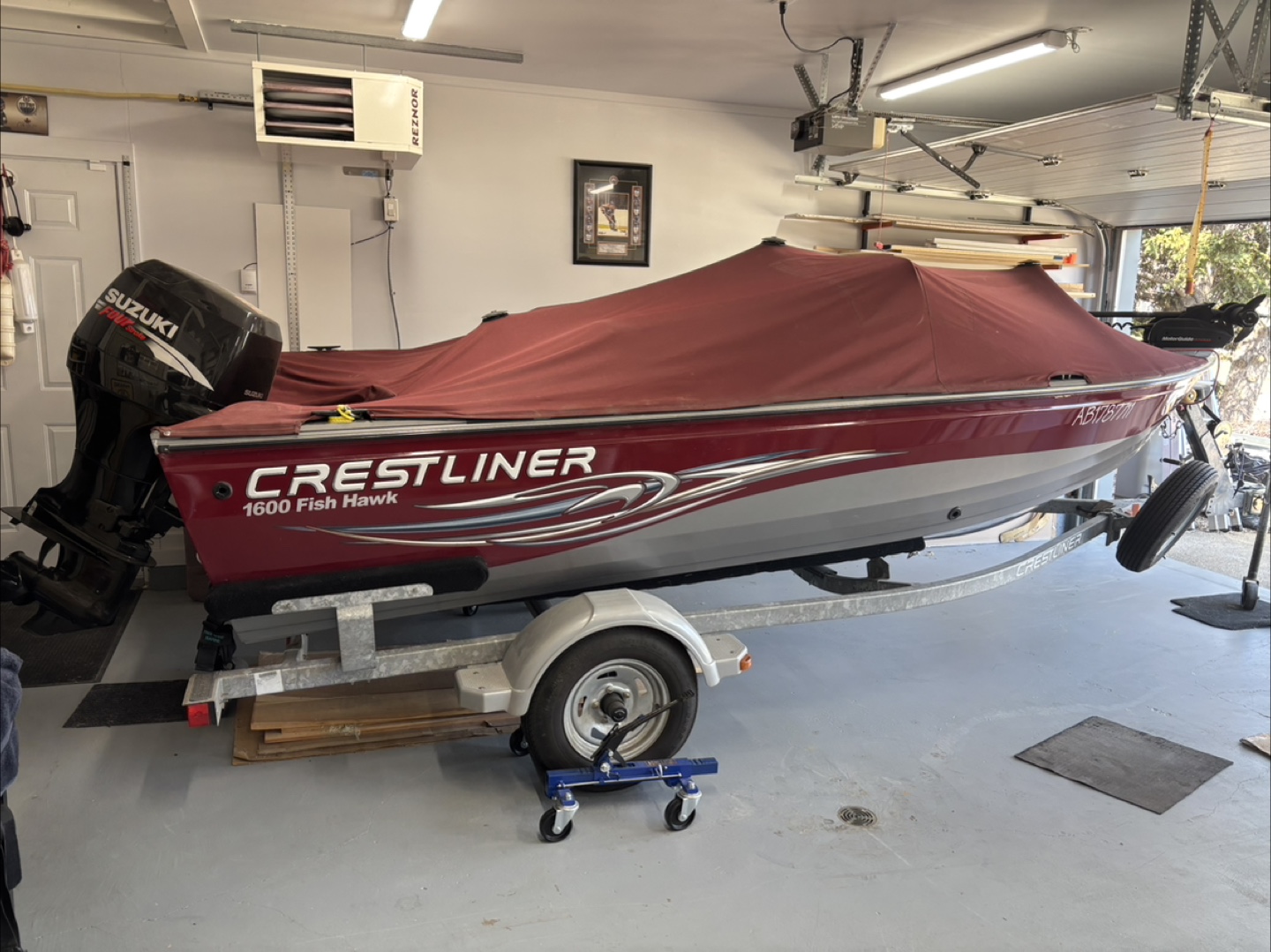 2007 Crestliner 1600 Fish Hawk with Suzuki 60hp Four Stroke