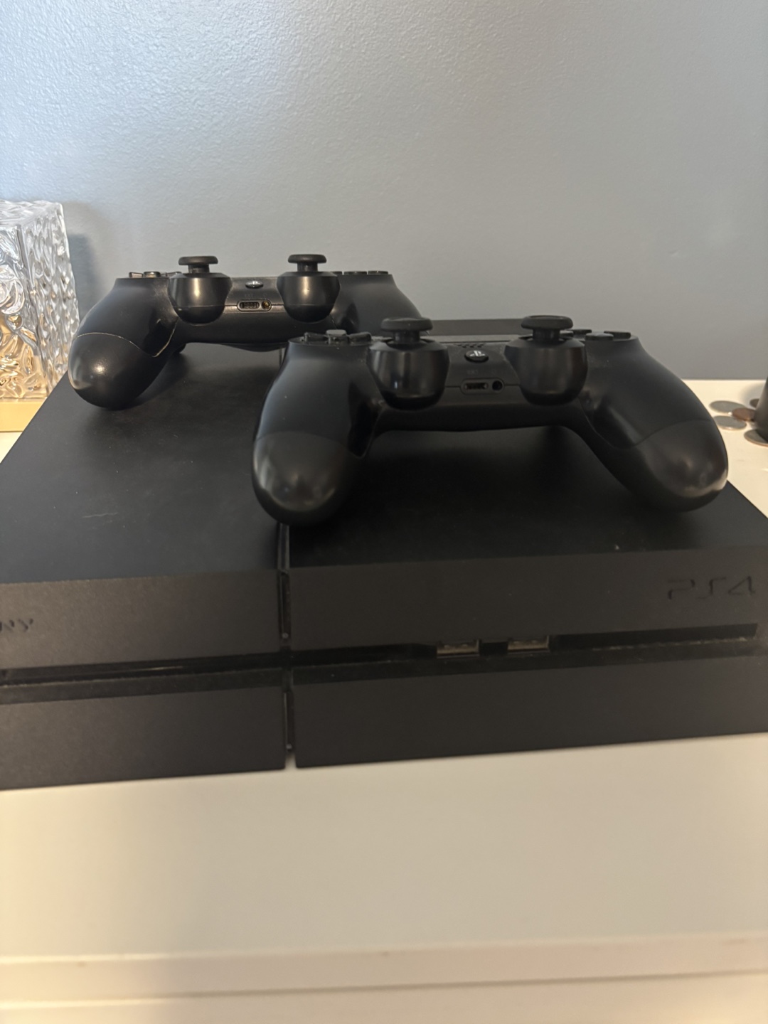 PS4 Console with Two Controllers - photo 3