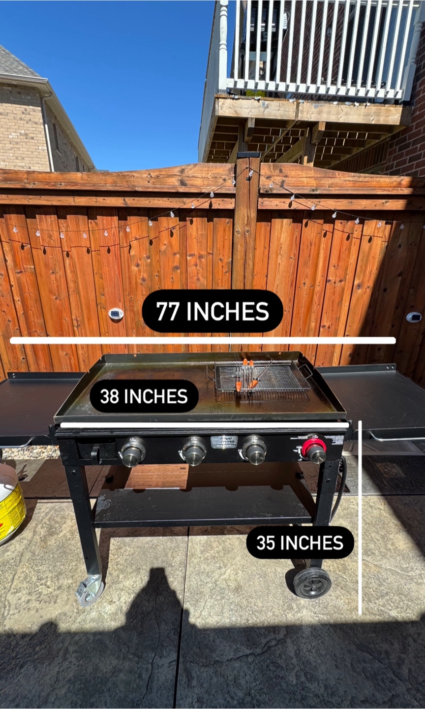 Outdoor Propane Griddle