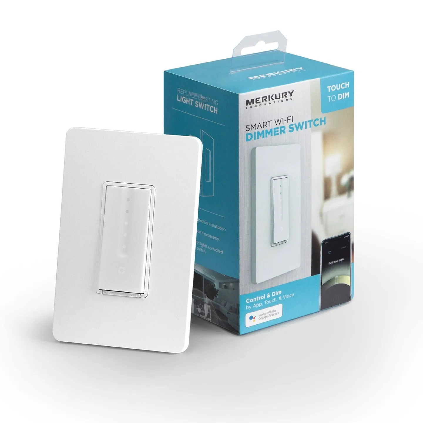 Mercury Innovations Smart Wi-Fi Dimmer Switch thumbnail