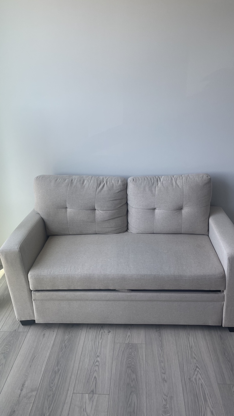 Beige Sofa Bed Sleeper - photo 2