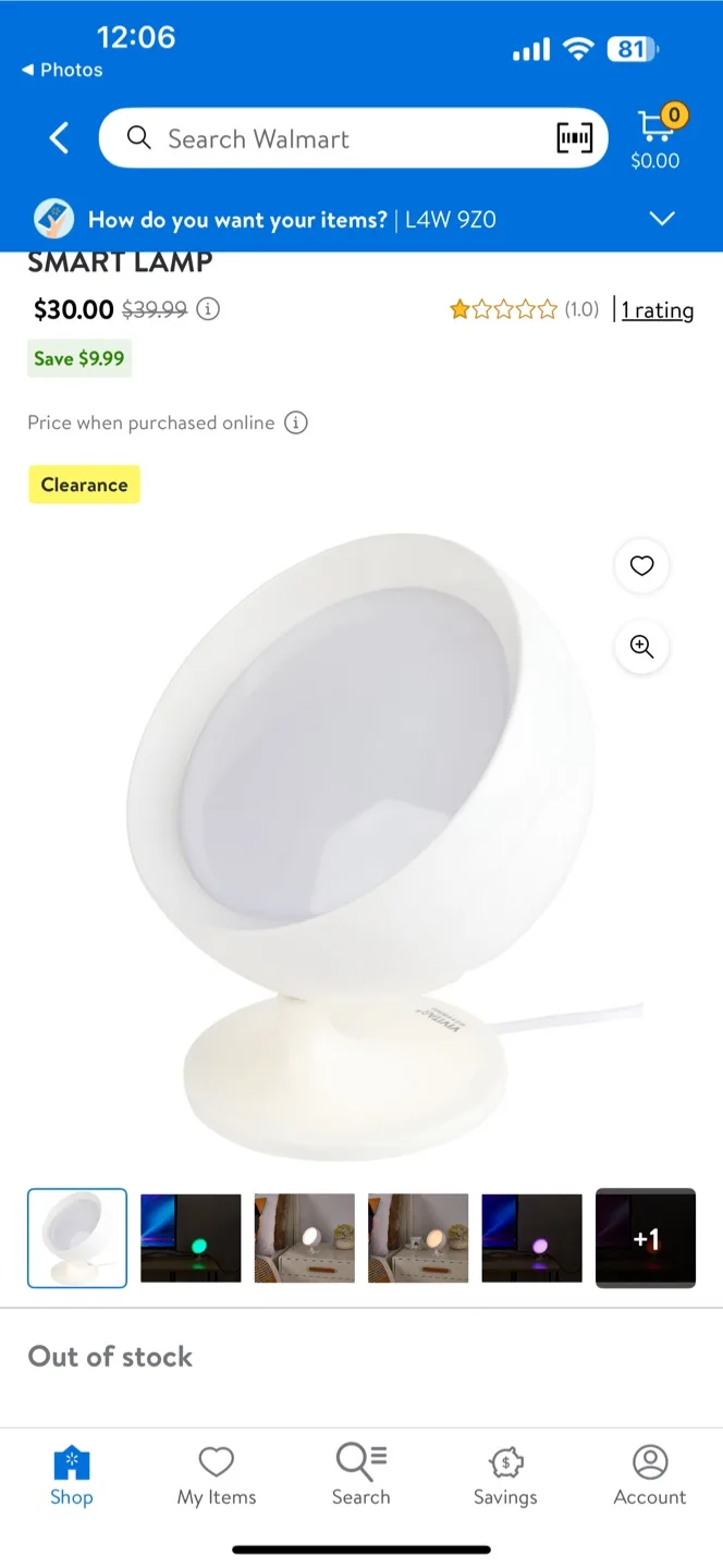 VIVITAR Smart Ambient Lamp thumbnail