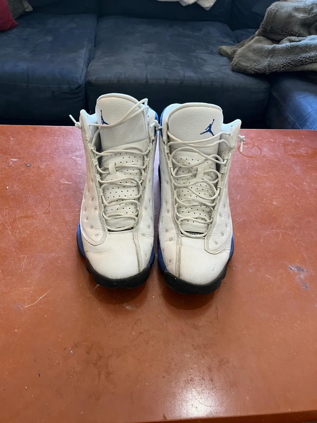 Air Jordan 13 Retro White/True Blue Size 13 thumbnail