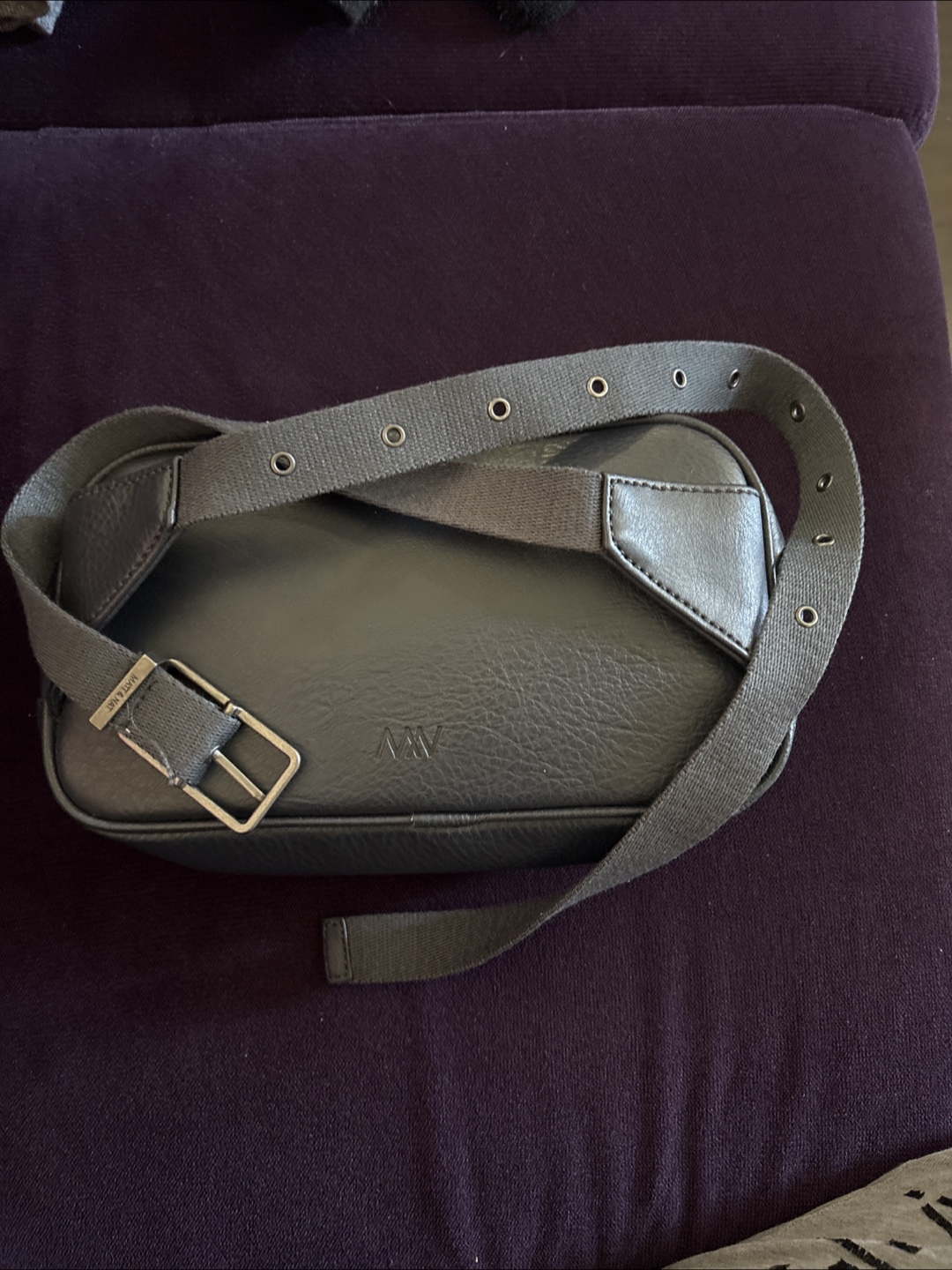 Matt & Nat Black Vegan Leather Belt Bag - photo 2