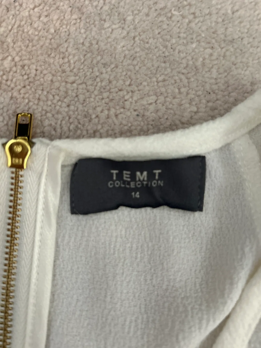 White peplum top size 14 image indicator(3)