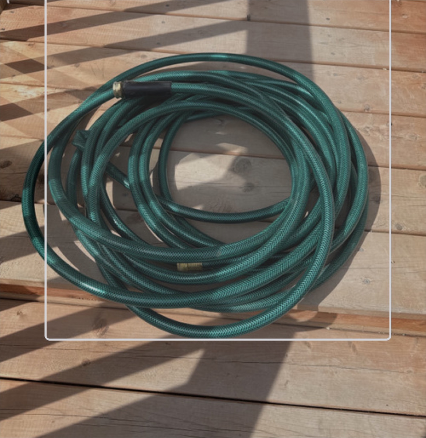 Green Garden Hose