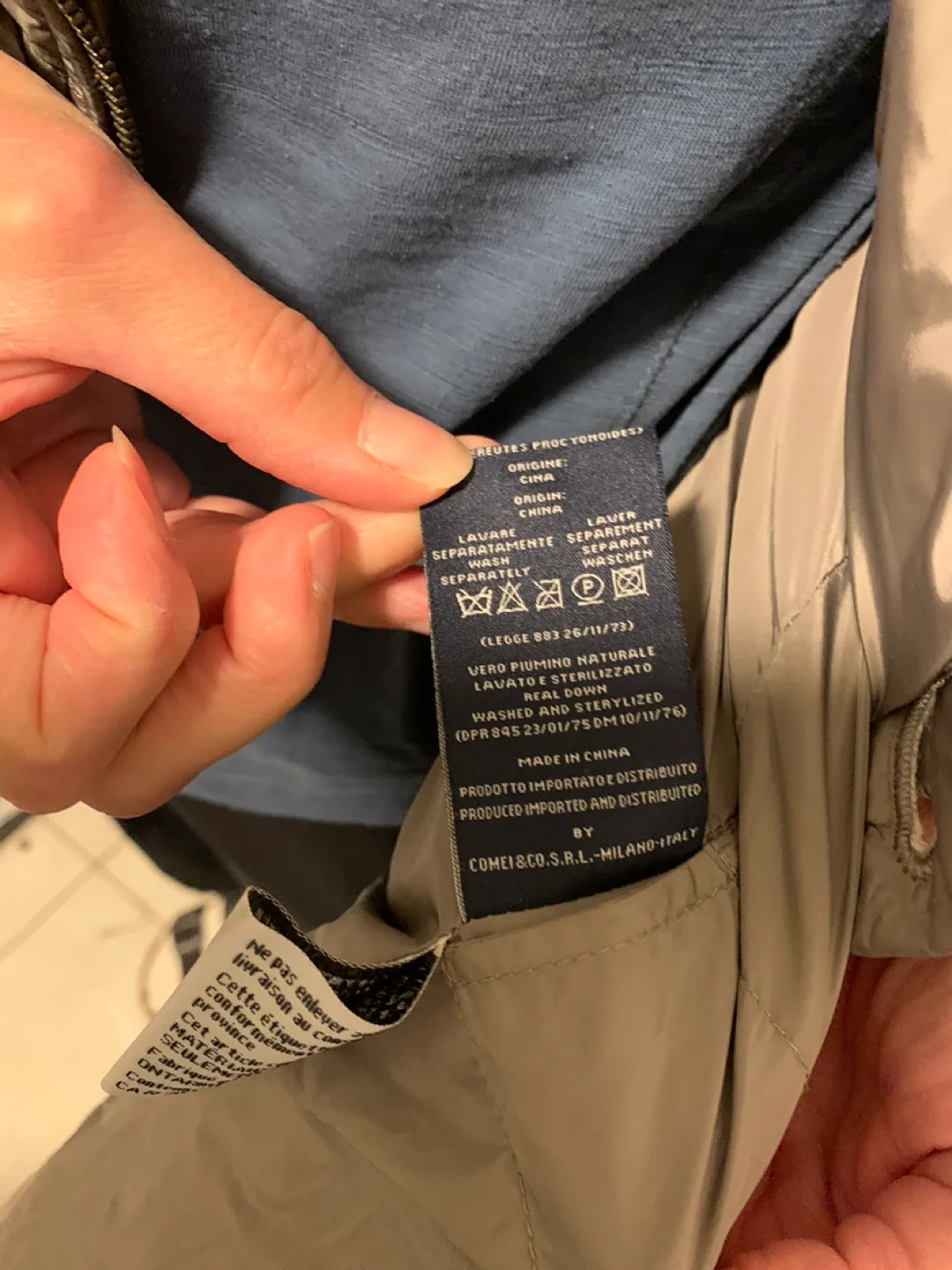 Women's Beige Belted Puffer Coat with Hood image indicator(10)