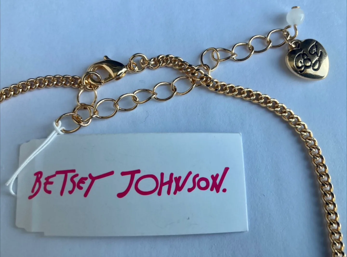 BETSEY JOHNSON Butterfly Love Necklace Earrings Studs Set image indicator(3)