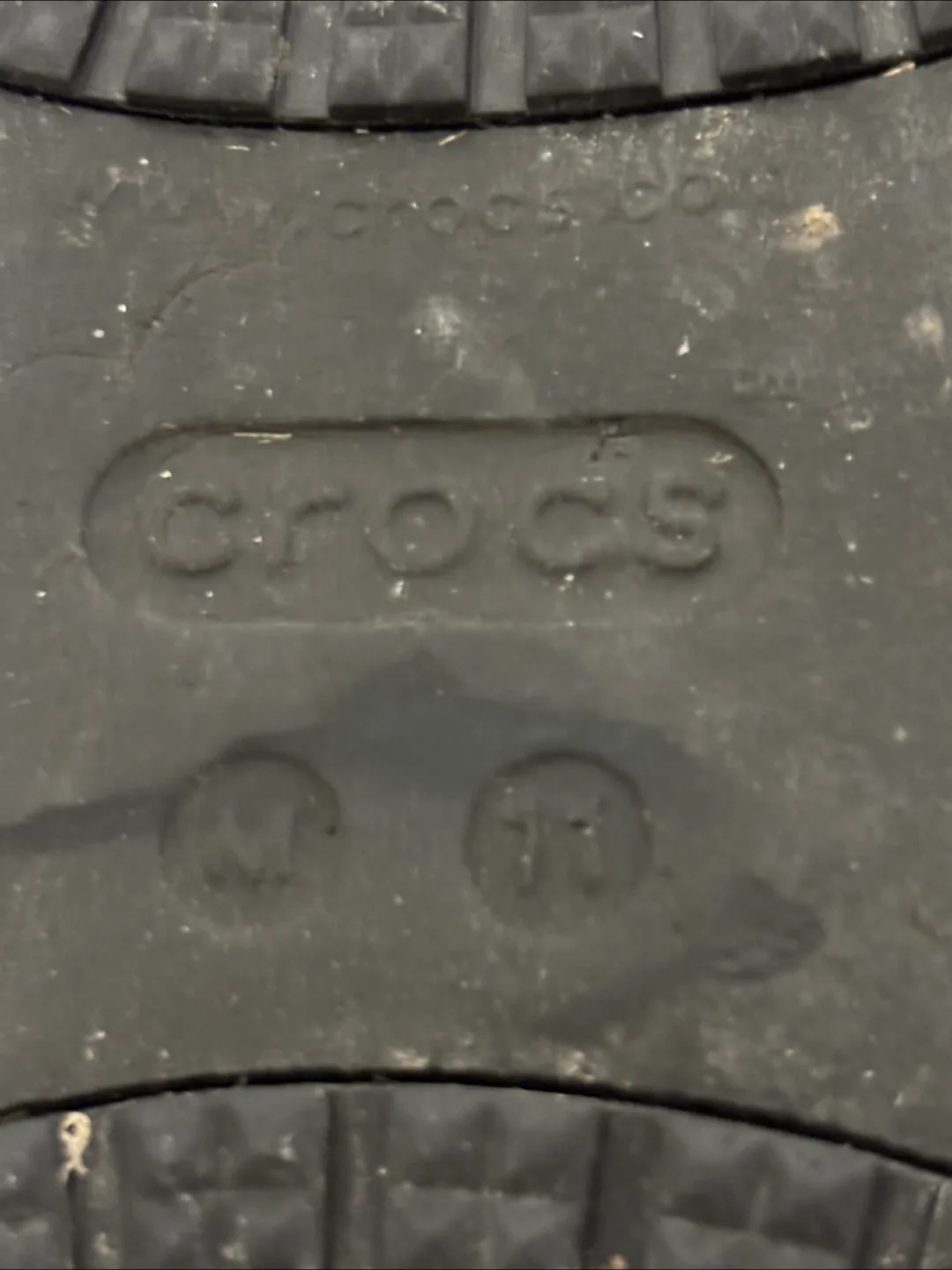 Crocs Men’s Size 11 Slip-on Black Shoes For Sale image indicator(6)