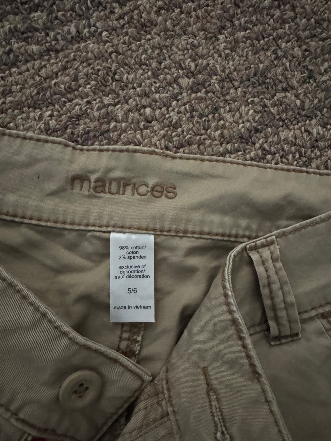 Maurices Women's Khaki Shorts Size 5/6 - photo 4