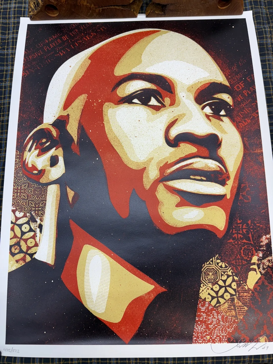 Shepard Fairey Obey Giant Signed Print - 425/573 thumbnail