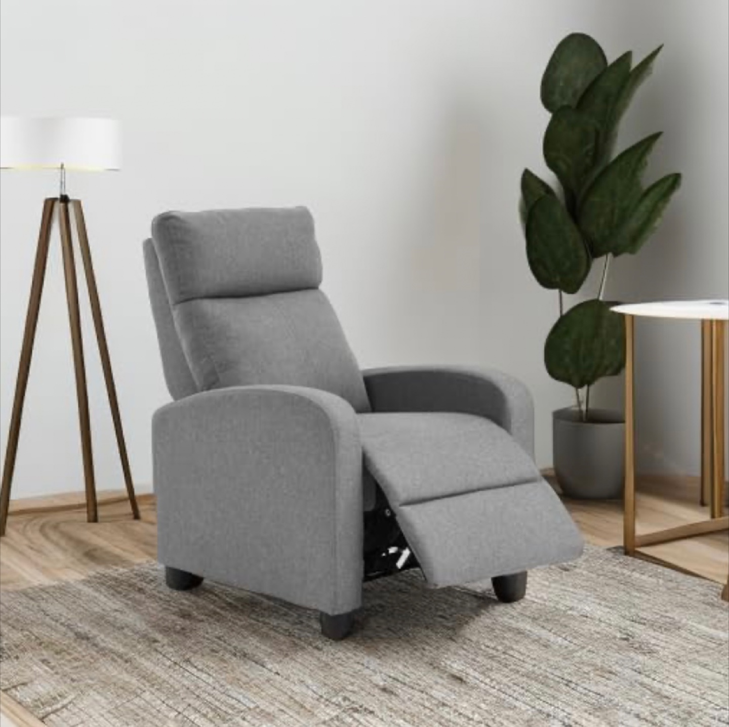 Grey Recliner Chair