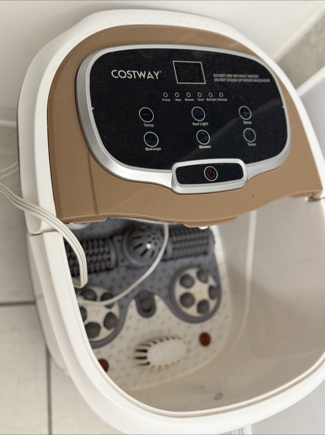 Costway Electric Foot Spa with Massage and Heat - photo 2