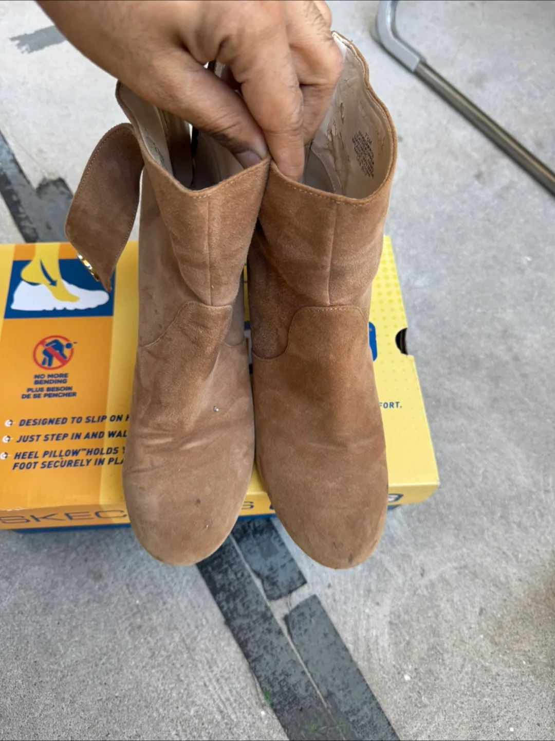 Brown Suede Ankle Boots thumbnail