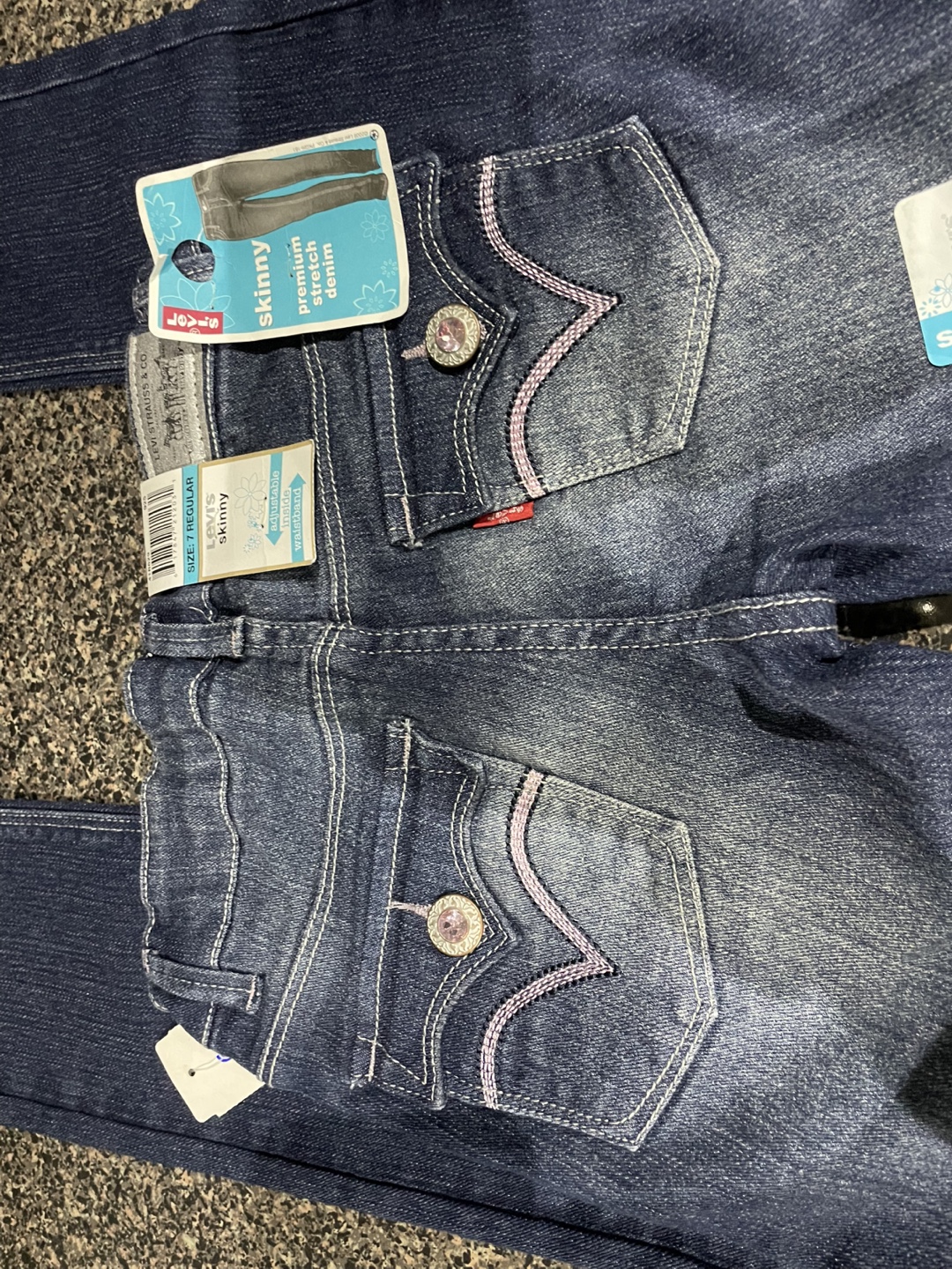 Levi's Girls Skinny Jeans Size 7 Regular - photo 3